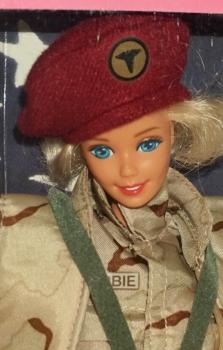 Mattel - Barbie - Stars 'n Stripes - Army Barbie - Doll